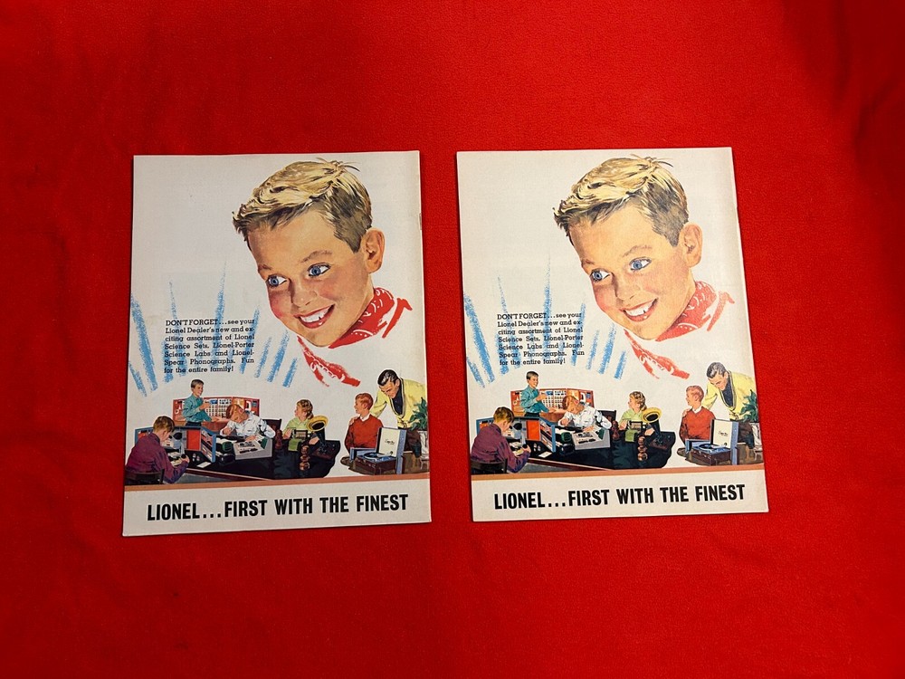 ORIGINAL LIONEL POSTWAR 1963 CONSUMER TRAIN CATALOG IN C8 CONDITION