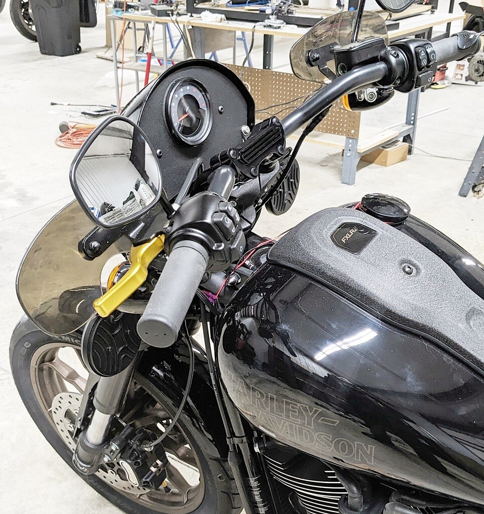 Calsci Low Rider S 2020-2025 Dashboard Instrument Gauge Tach Speedo Relocate