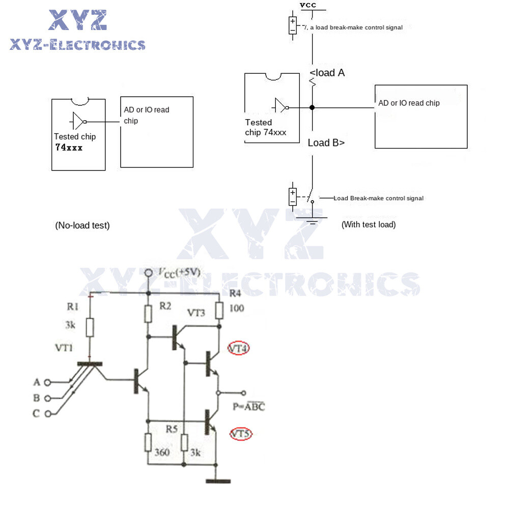 Integrated Circuit IC Chip Tester Optocoupler Auto-identify Transistor Tester