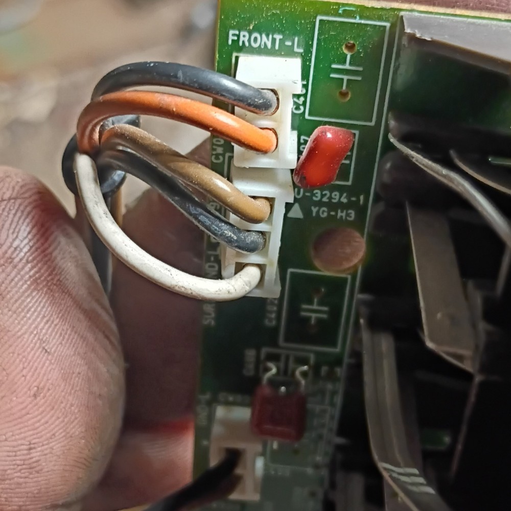 Binding Post Terminal Board JU-3294-1 Red Black Silver for Amplifier