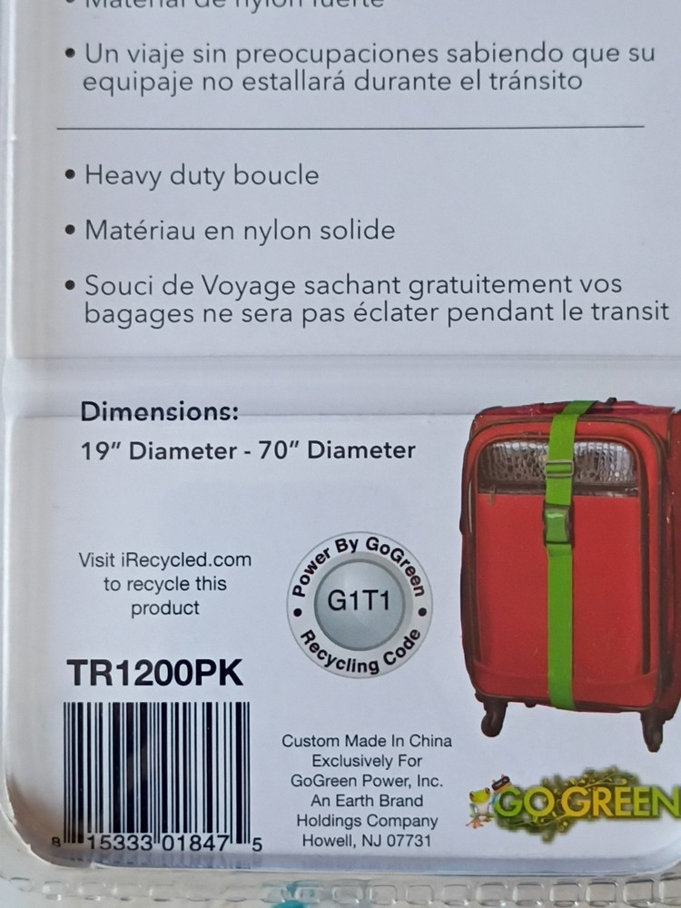 Adjustable Luggage Strap By Traver Go