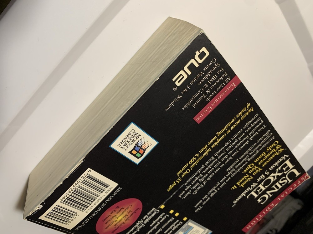 Using Excel Version 5 for Windows Special Edition 1993, QUE