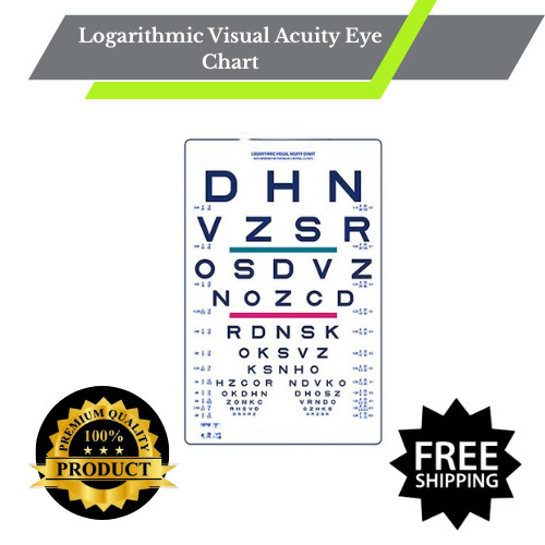 Logarithmic Visual Acuity Eye Chart