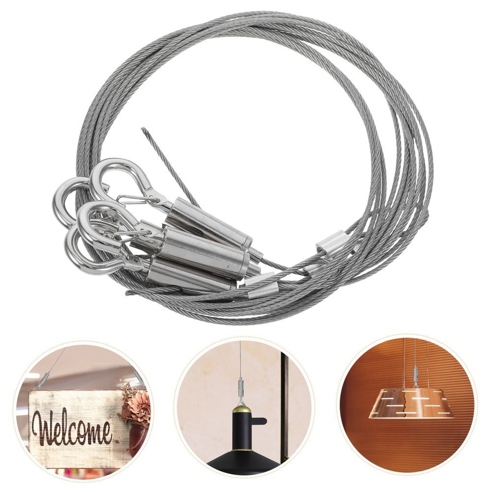 4 Pcs Rail Line Hooks Picture Molding Hanging System for Frame Tools