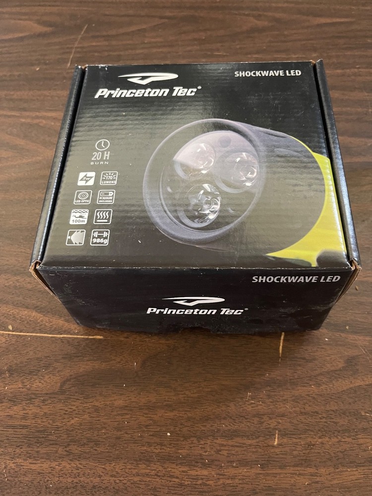 New Princeton Tec Shockwave 20 Hr Divers Lantern