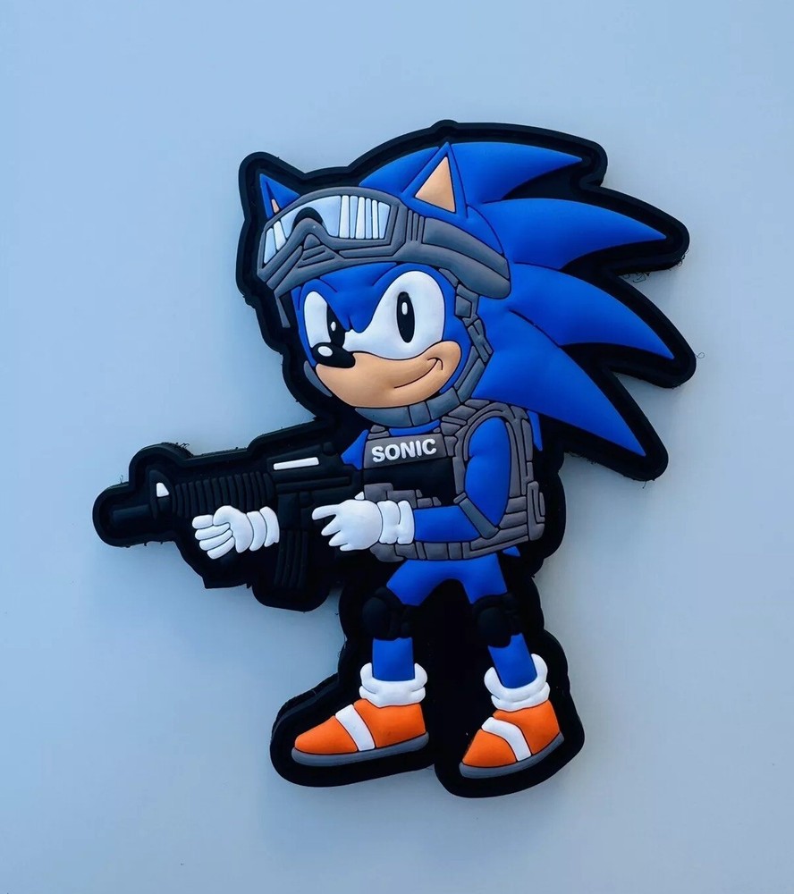 Tactical Sonic Rubber PVC Hook/Loop Morale Patch
