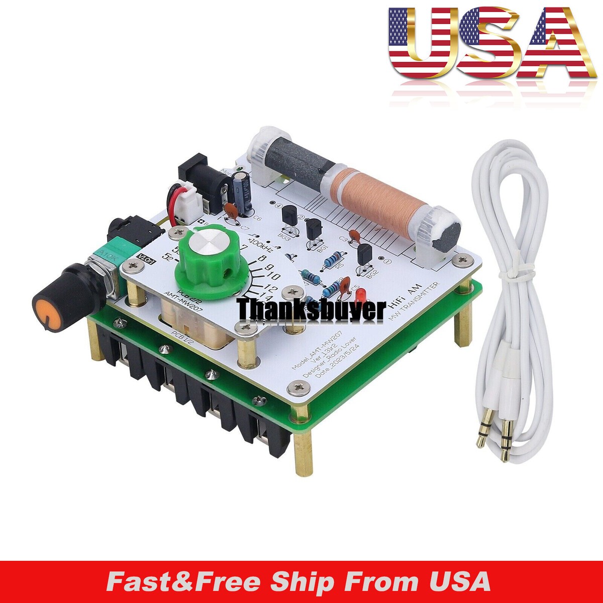 AMT-MW207 Medium Wave Radio Transmitter High Fidelity AM Radio DIY Circuit Board