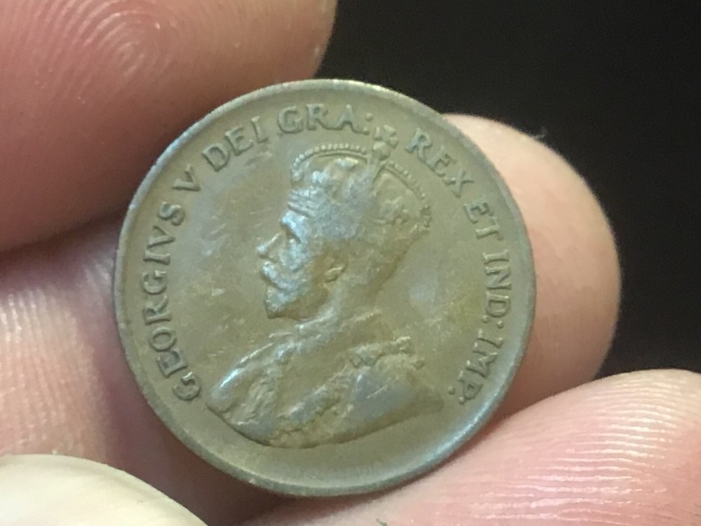 1932 Canada Cent, Canadian Penny, 1 Cent