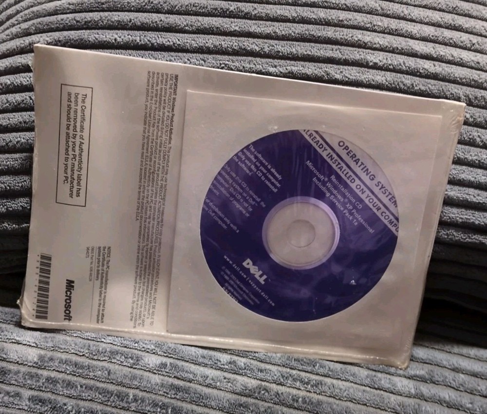 Dell Reinstallation CD Microsoft Windows XP Professional Service Pack 1a SP 1a