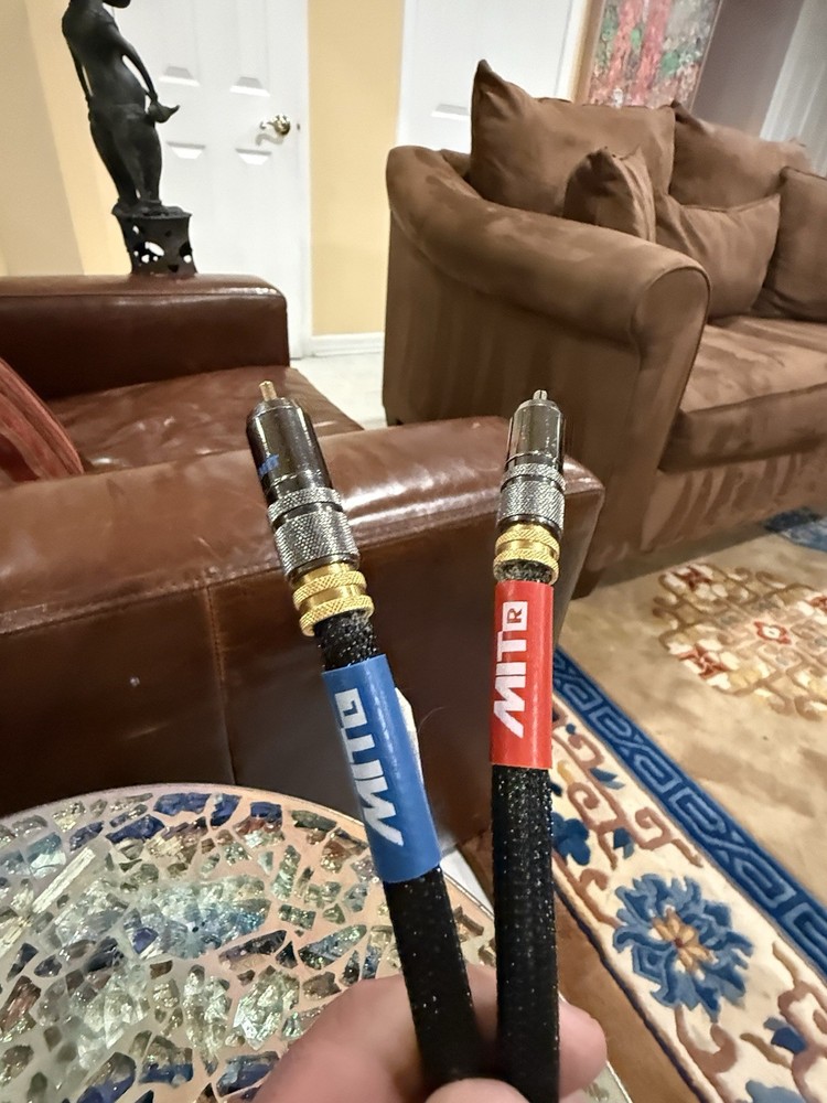 MIT Shotgun S3 Adjustable Impedance RCA Interconnects. 1 Pair , Mint