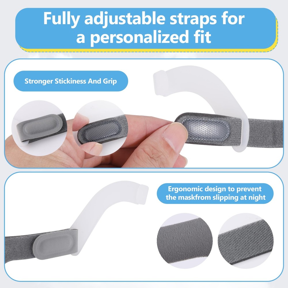 Royal Flag 2-Pack Replacement Headgear Compatible with 2 Packs, Grey