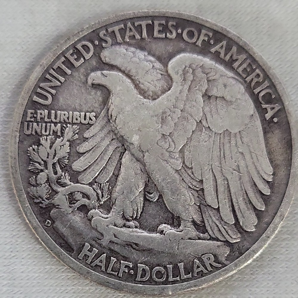 1935 D Walking Liberty Half Dollar in Fine Condition