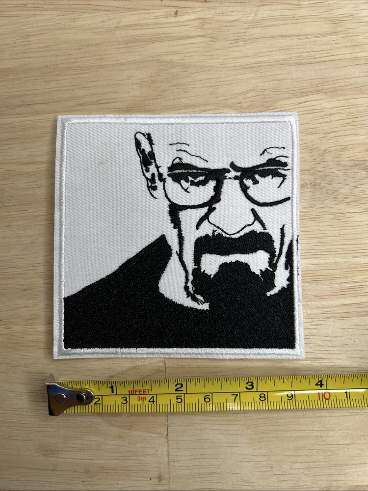Breaking Bad Walter White Embroidered Iron On Patch