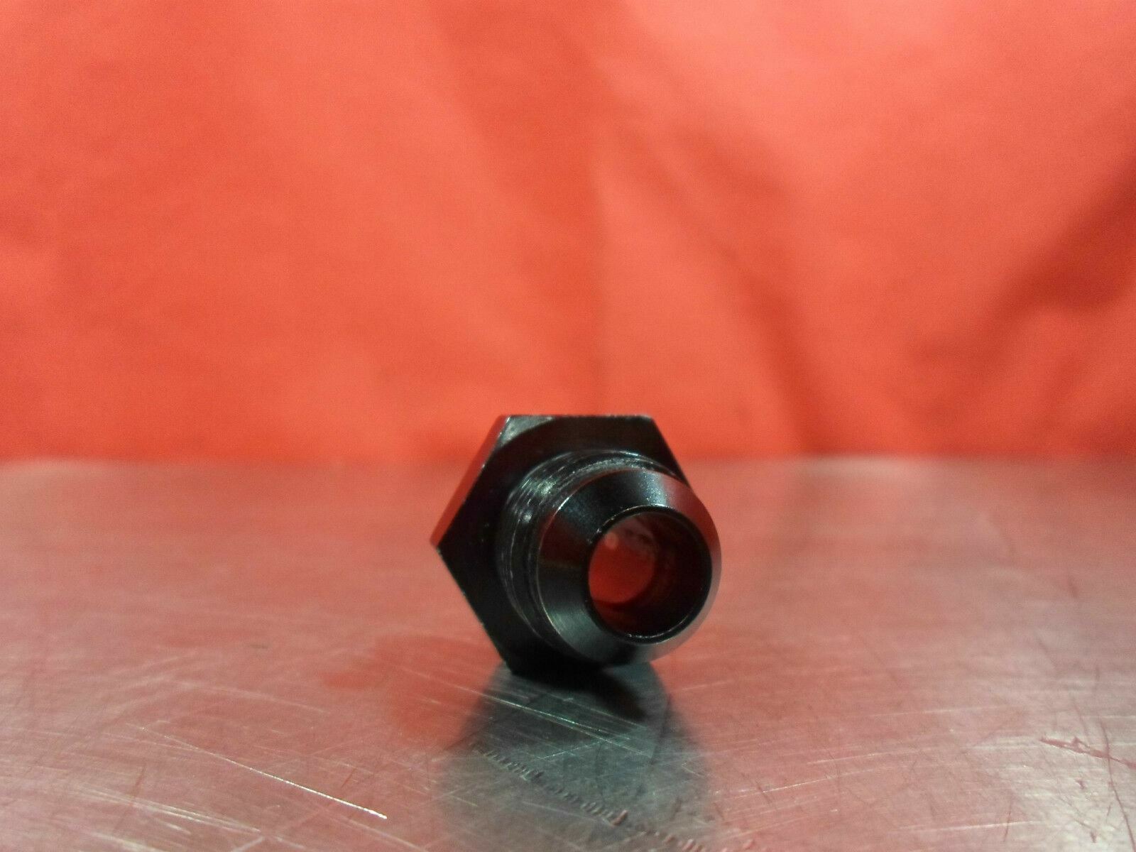 FRAGOLA 495103-BL BLACK ALUMINUM -8AN TO -8 ORB FITTING