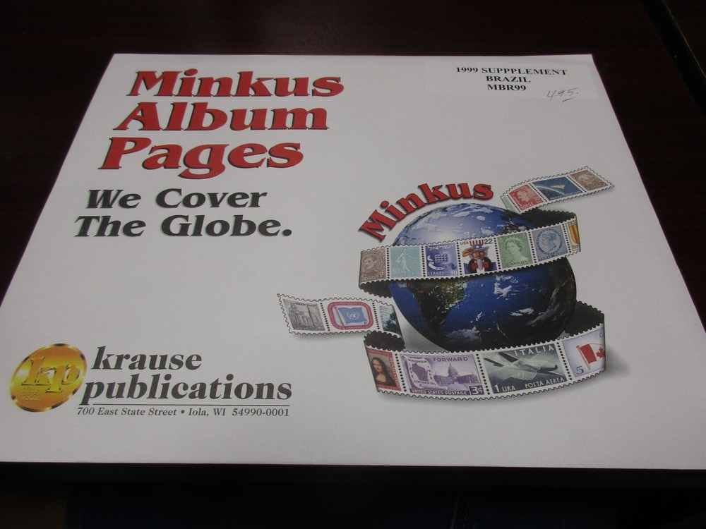 "MINKUS" ALBUM PAGES  1999  SUPPLEMENT BRAZIL   W/FREE SHP.