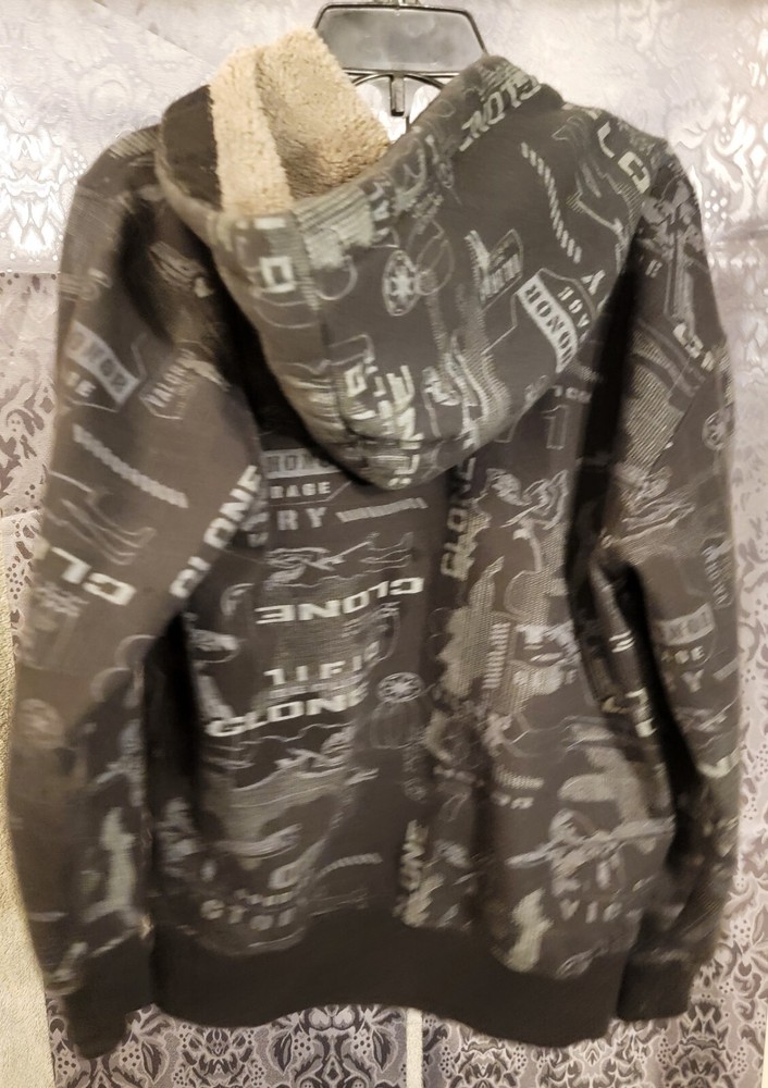 Star Wars Clone Wars boy's black full zip jacket size S