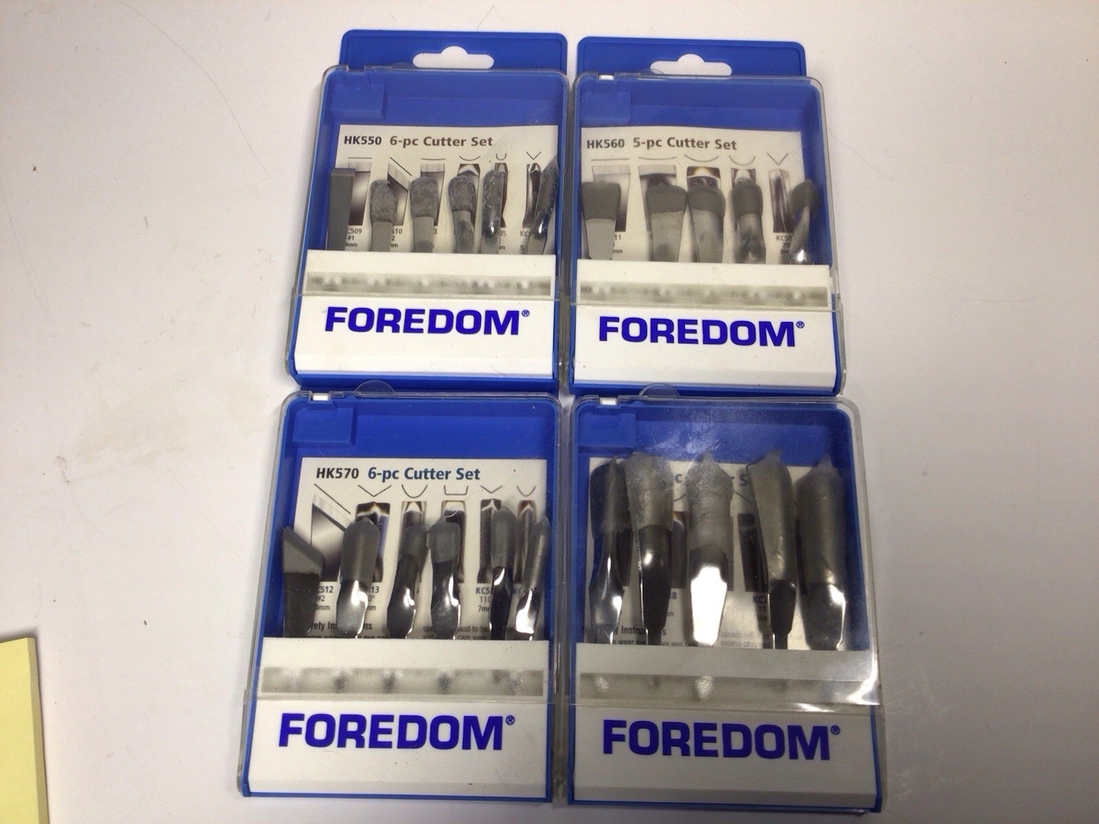 4 Foredom Cutter Sets