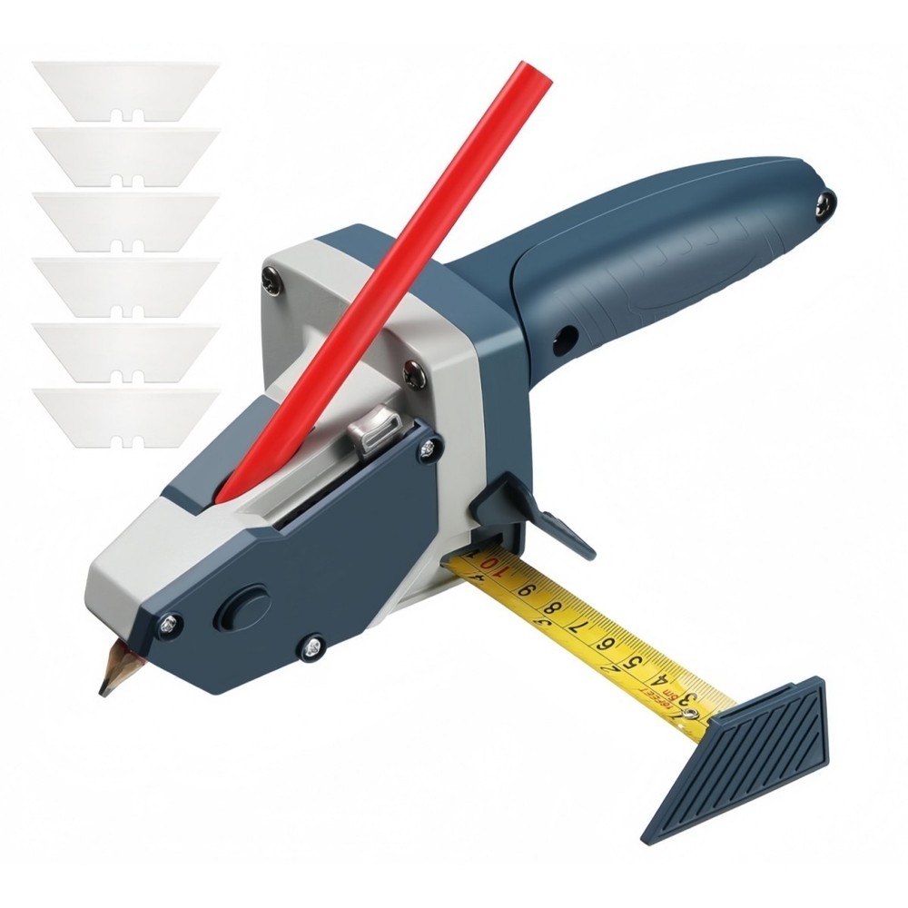 Multifunction Drywall Cutting Tool w/ 6 Blades