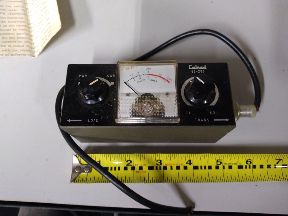 Vtg Calrad Standing Wave Bridge Meter