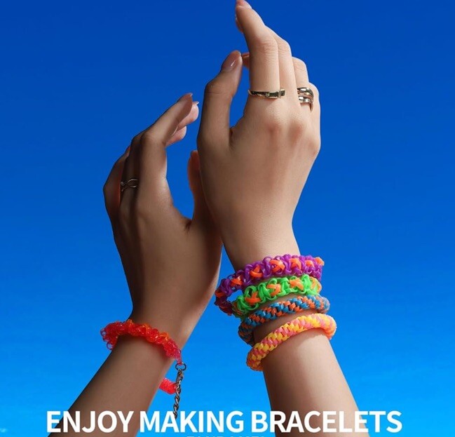 Bracelet String Kit 12 Colors Plastic Lanyard String Lacing Cord Bright Glitter