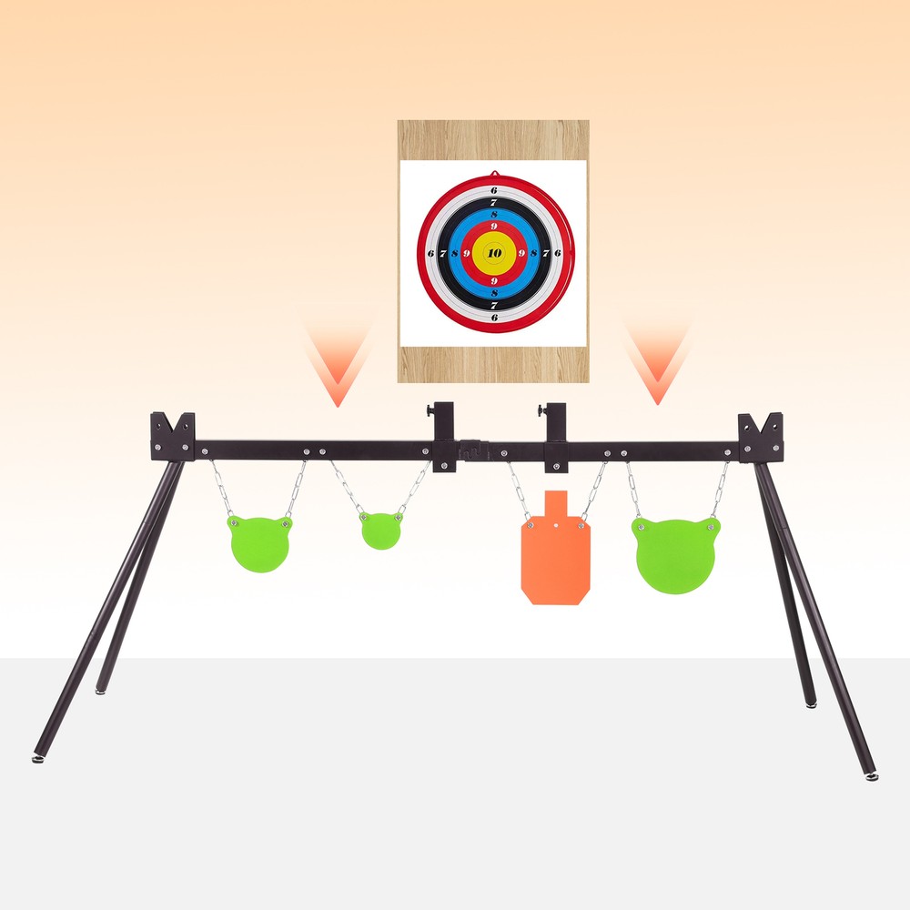 AR500 Steel Shooting Targets Stand System Adjustable