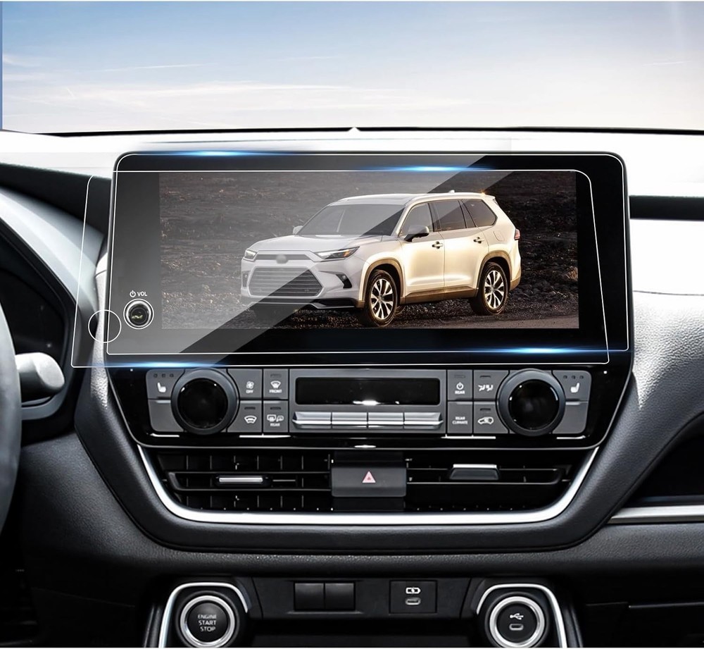 Crystal Clear Screen Protector for 2024 Toyota Highlander 12.3in Navigation