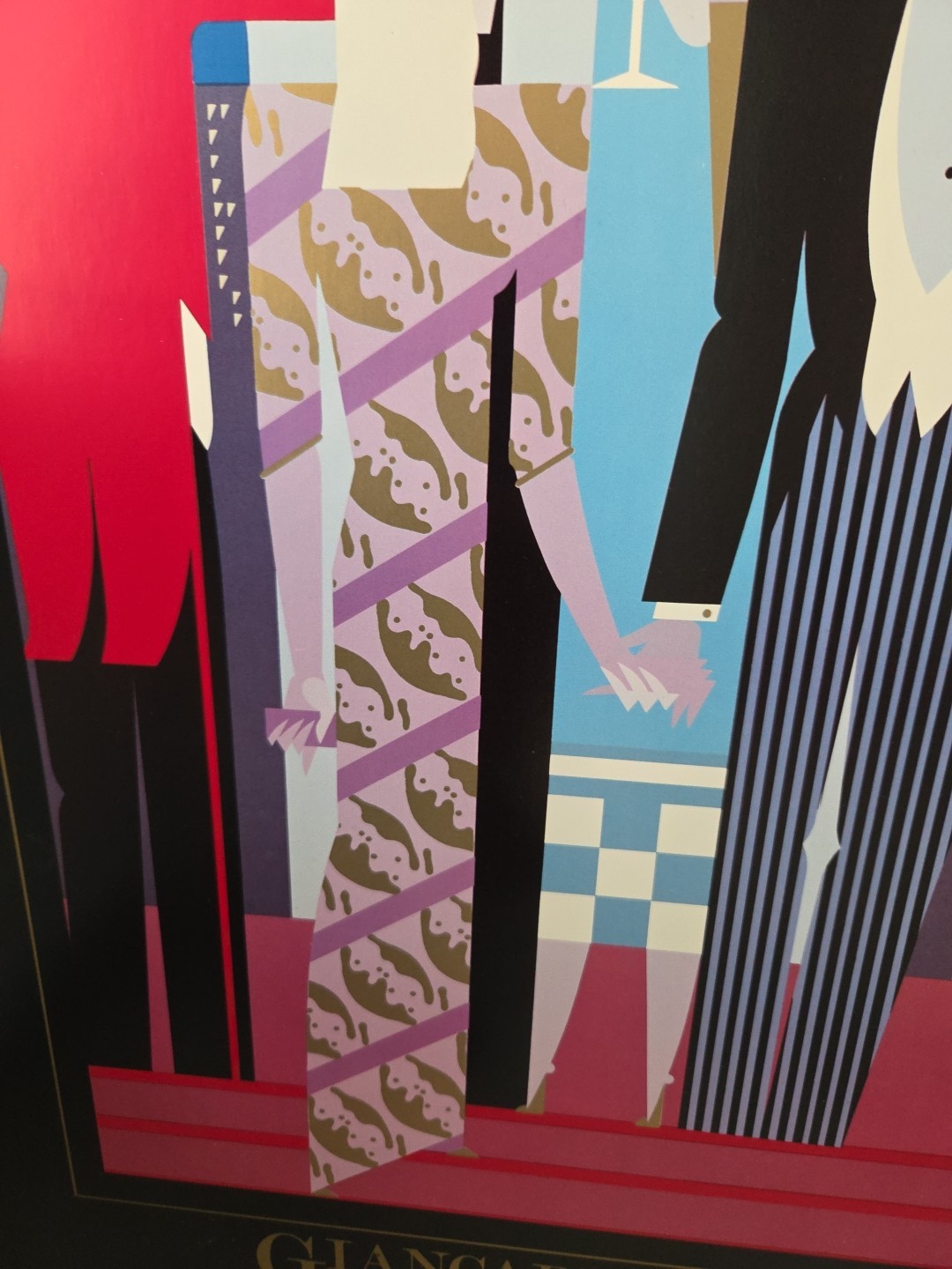 1984 GIANCARLO IMPIGLIA The Met Opera Poster On Board 25" × 30"