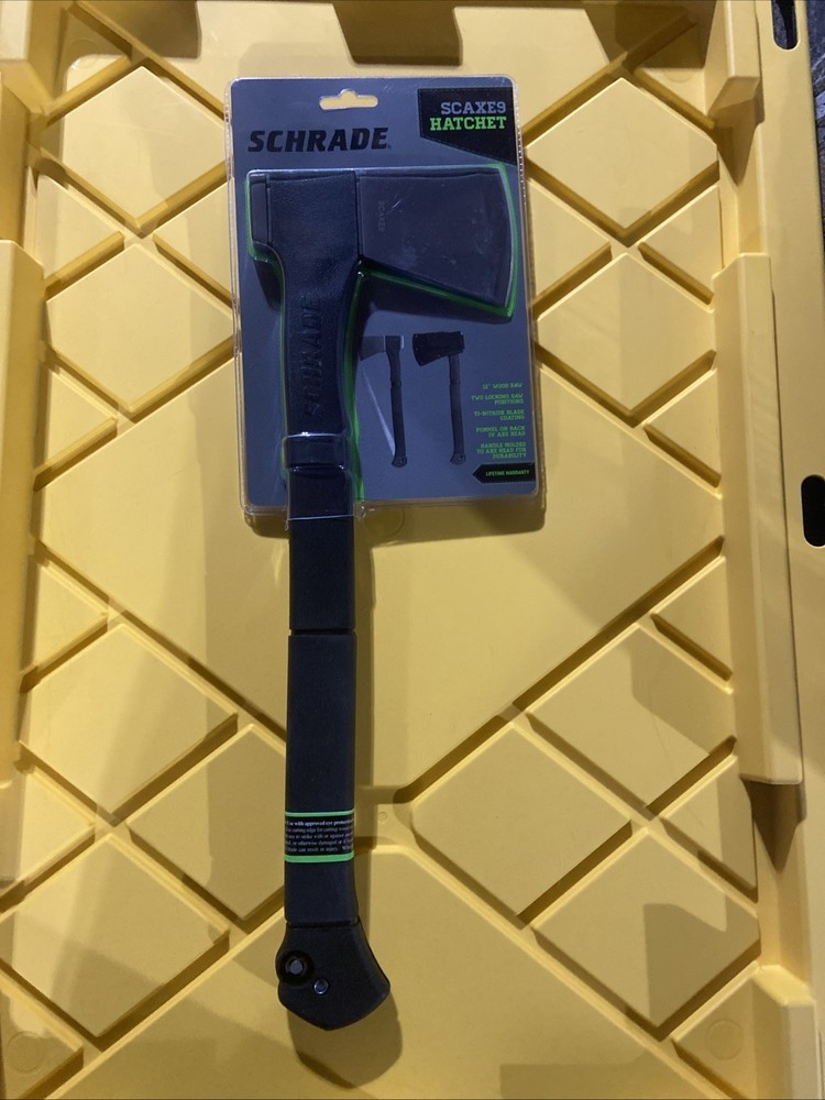 Schrade SCAXE9 Hatchet With Cover
