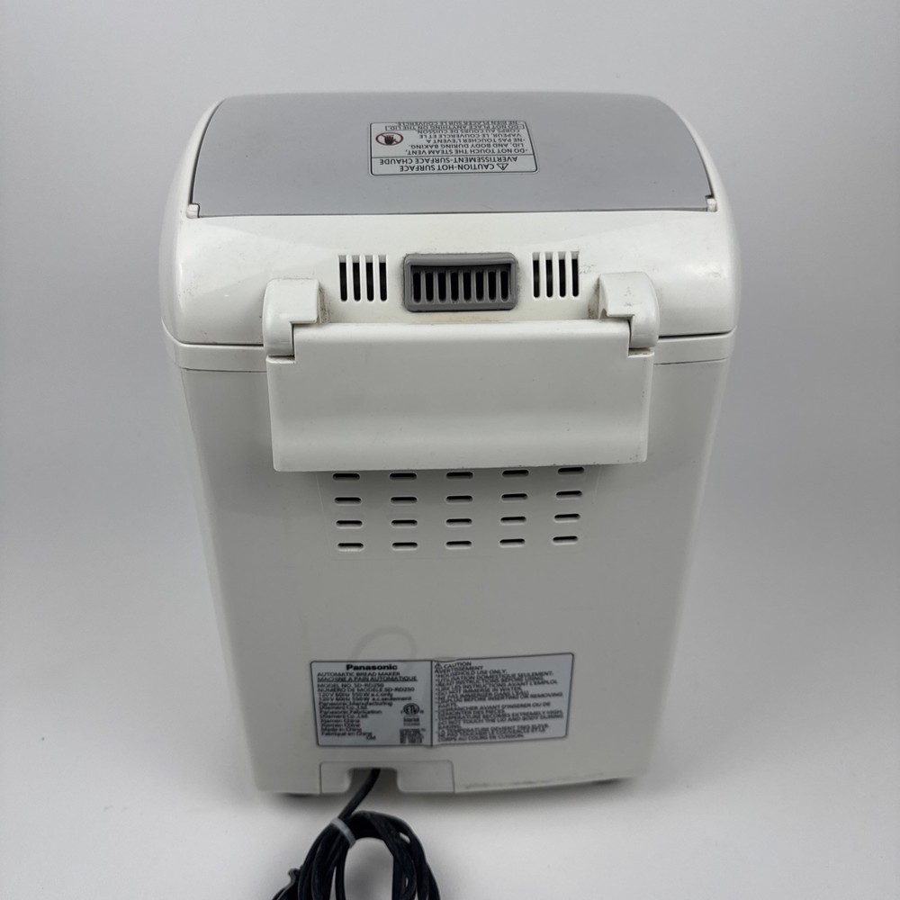 Panasonic SD-RD250 Automatic Bread Maker White w/ Yeast & Raisin Dispenser