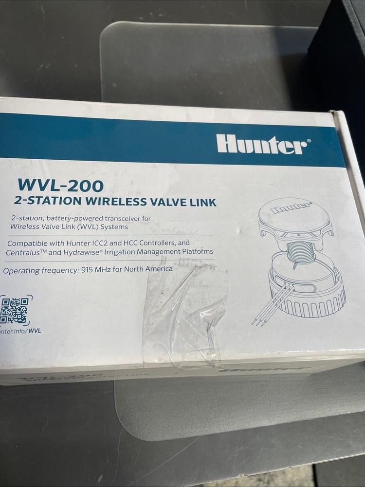 Hunter WVL-200 Two Station Transceiver for Wireless valve Link Systems, Gray