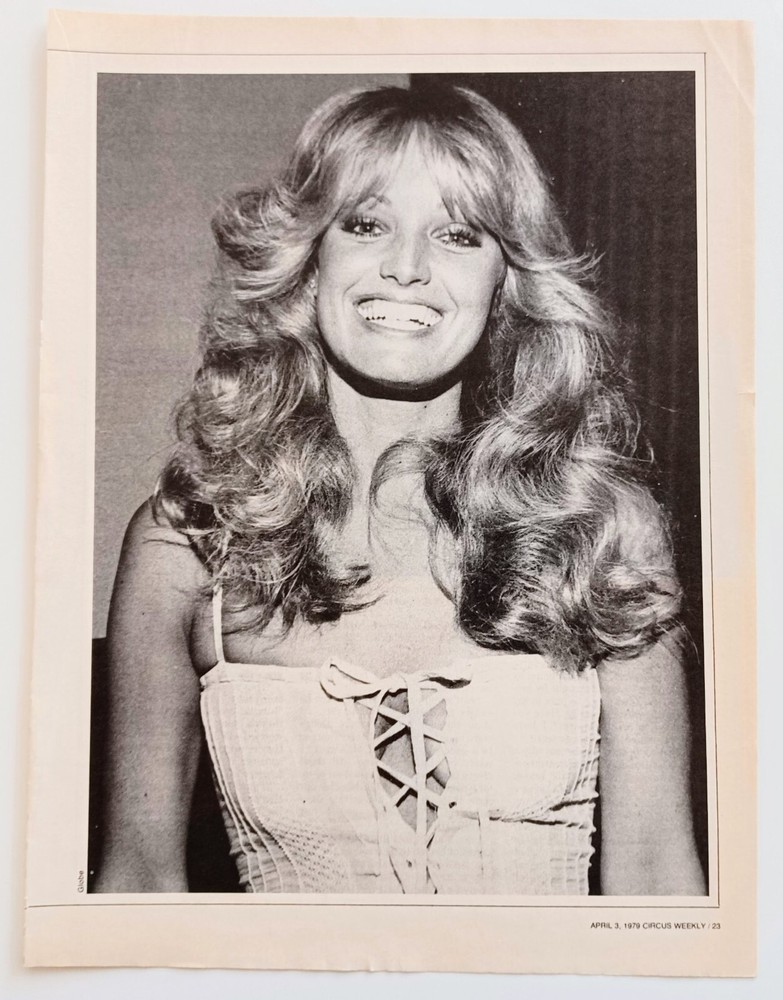 SUSAN ANTON IN SEXY TOP~ORIG 1979 POSTER~VTG FULL PAGE MAGAZINE PINUP CLIPPING
