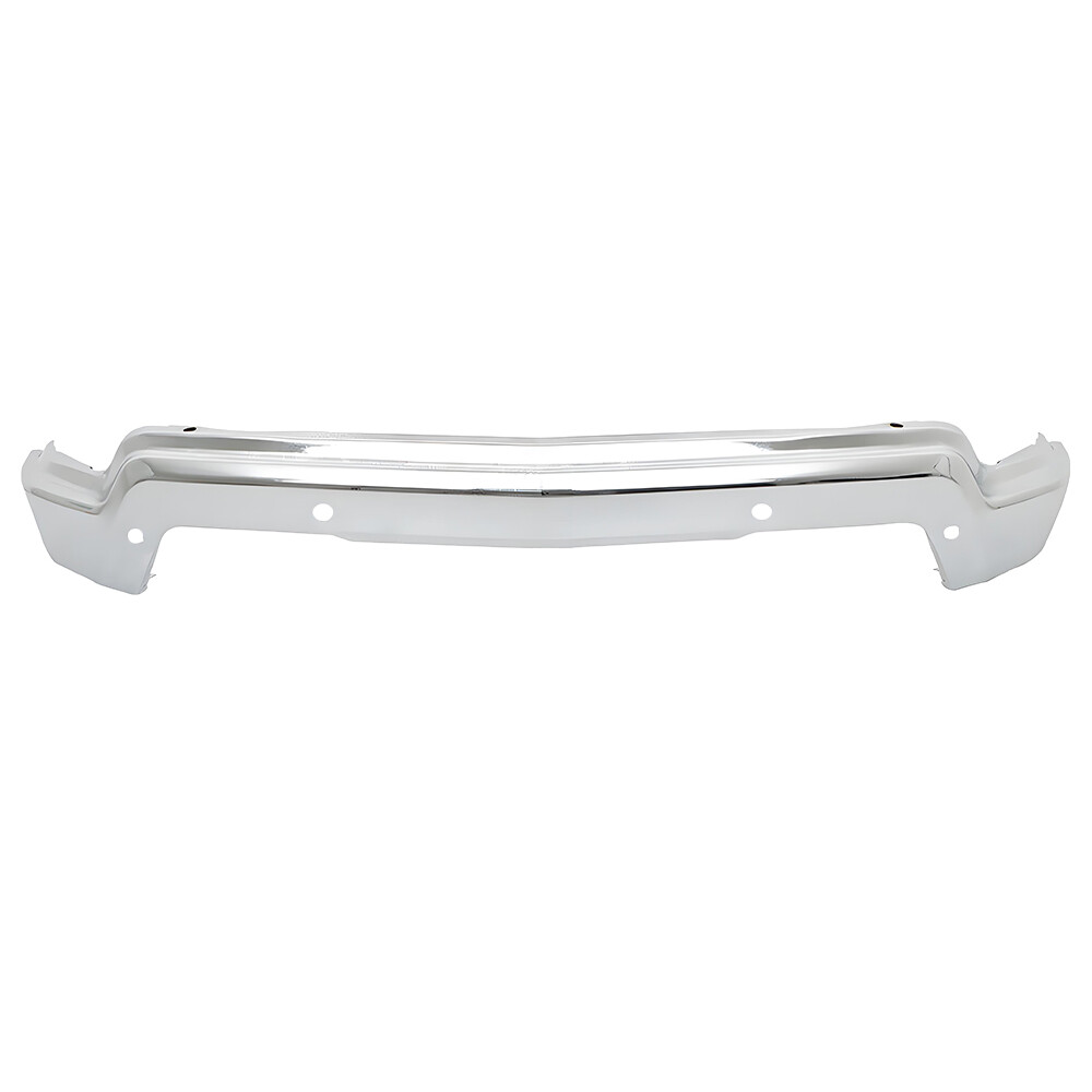 Front Bumper Face Bar w/ Sensor Hole Chrome For 2022-2026 Chevy Silverado 1500