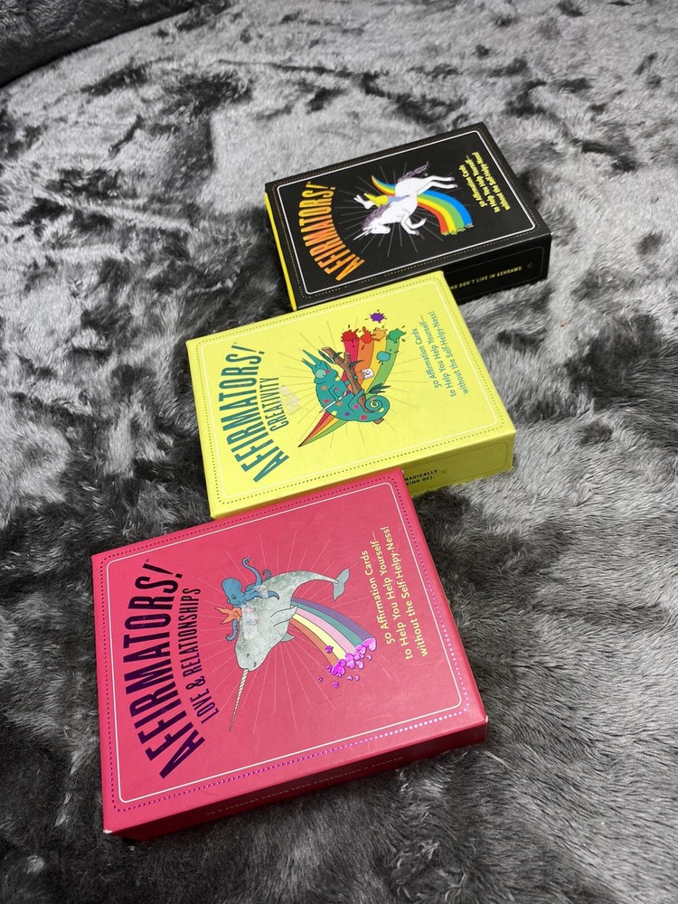 Affirmators! 3 Pack Bundle Set (Love & Relationships, Creativity….)