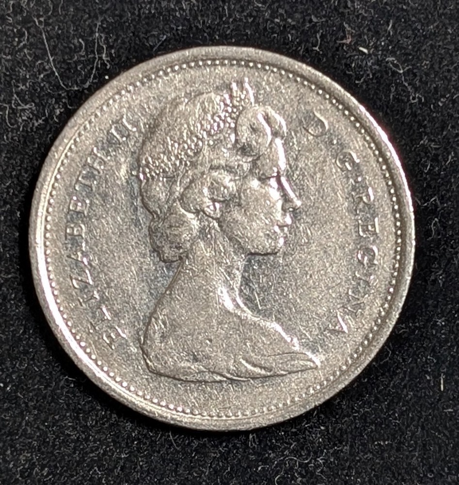 1968 Canada 25 Cents Circulated KM# 62b