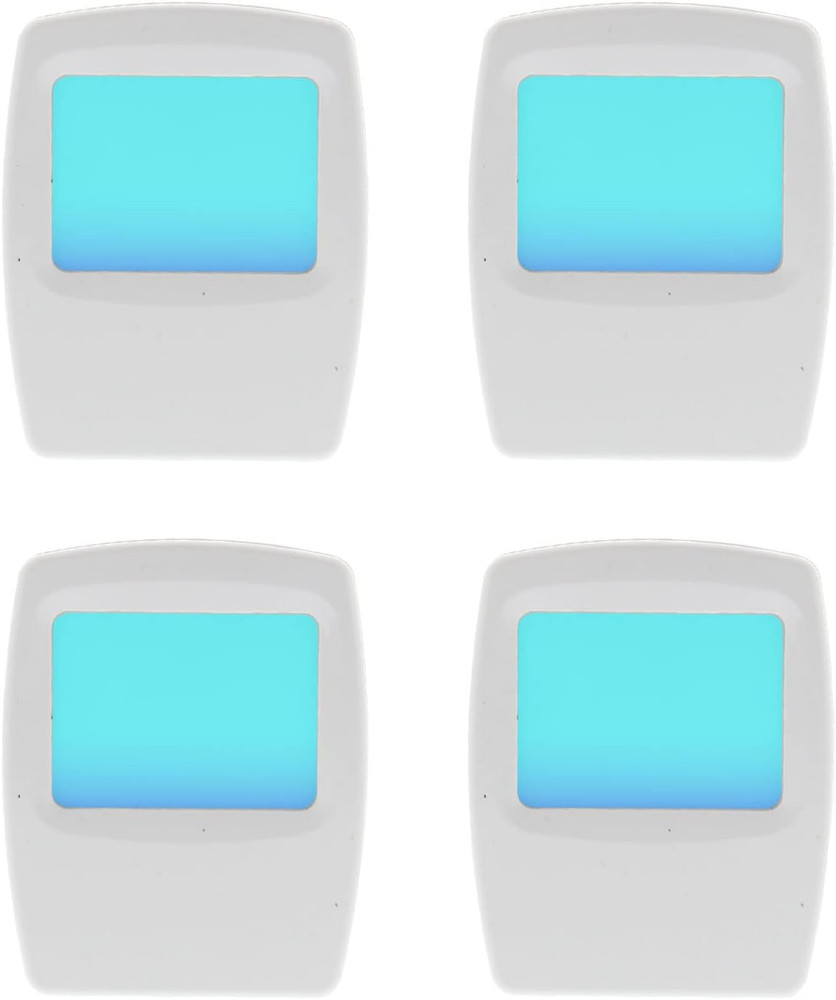 Always-On Blue Night Light, 4 Pack (71282) - Slim, Plug-In, LED Light with a Sof