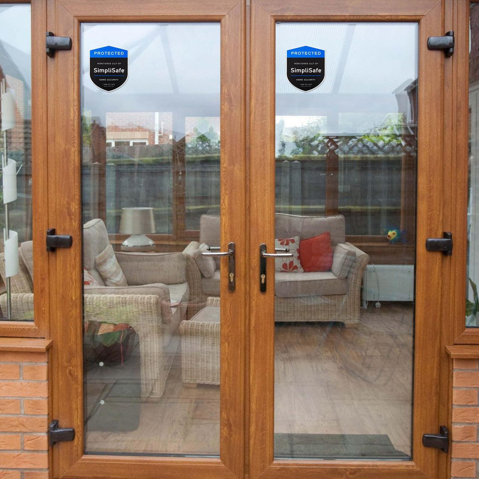 3PCS Yard Sign Compatible for SimpliSafe Home Security System,and 3PCS Door/W...