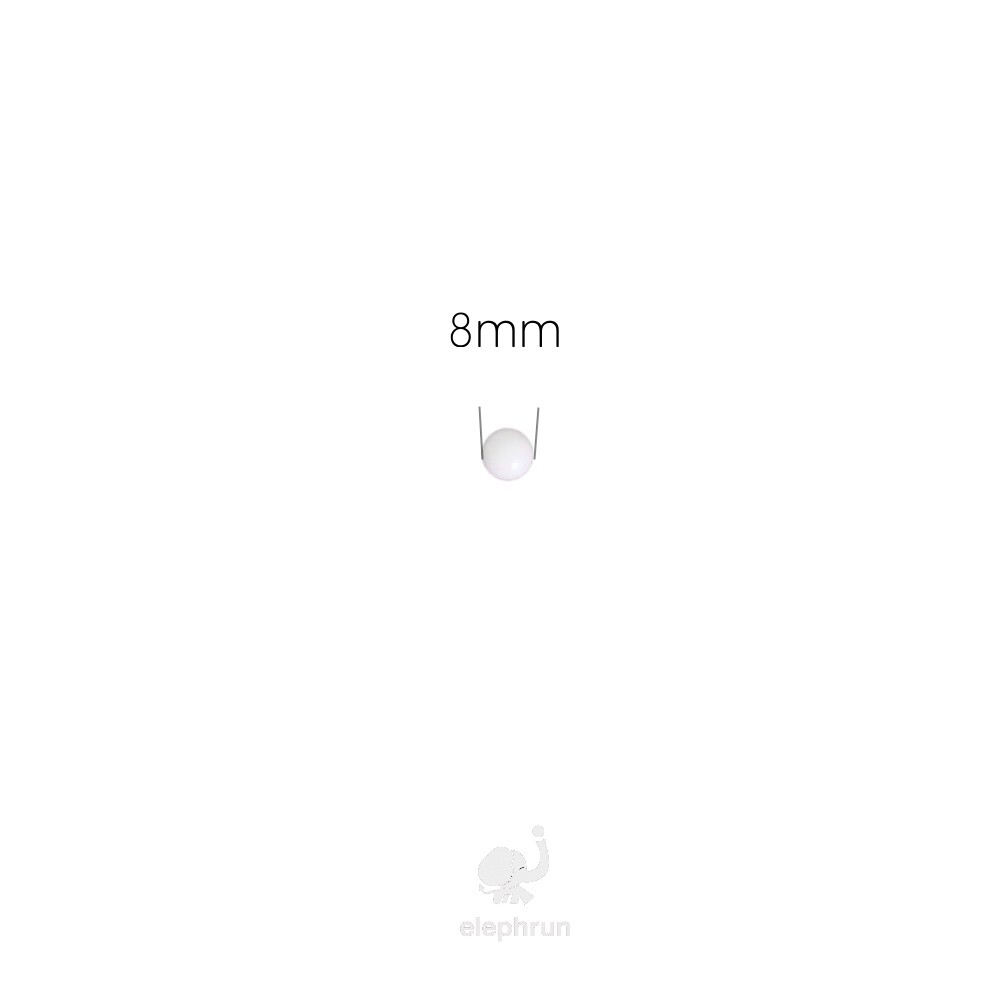 8mm Delrin Polyoxymethylene ( POM ) Solid Plastic Bearing Balls Precision Sphere