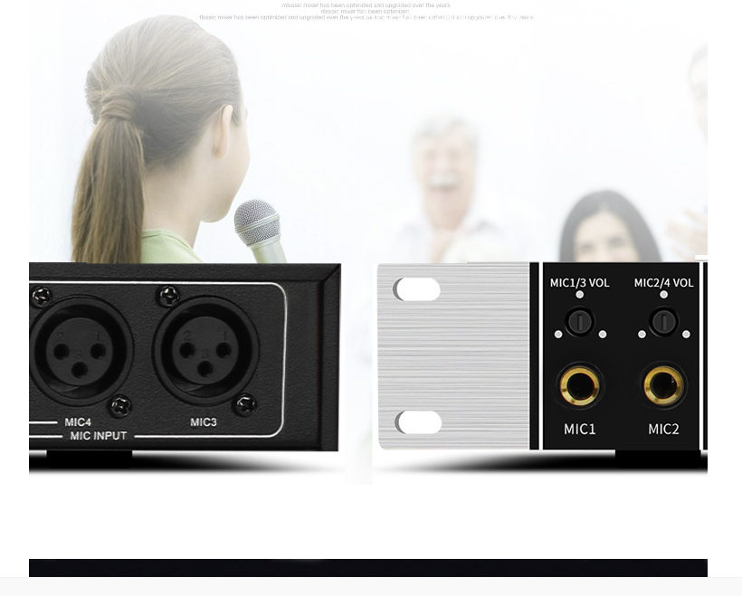 New Karaoke Pre-Effects KTV Professional Digital Audio Echo Effect Processor DSP