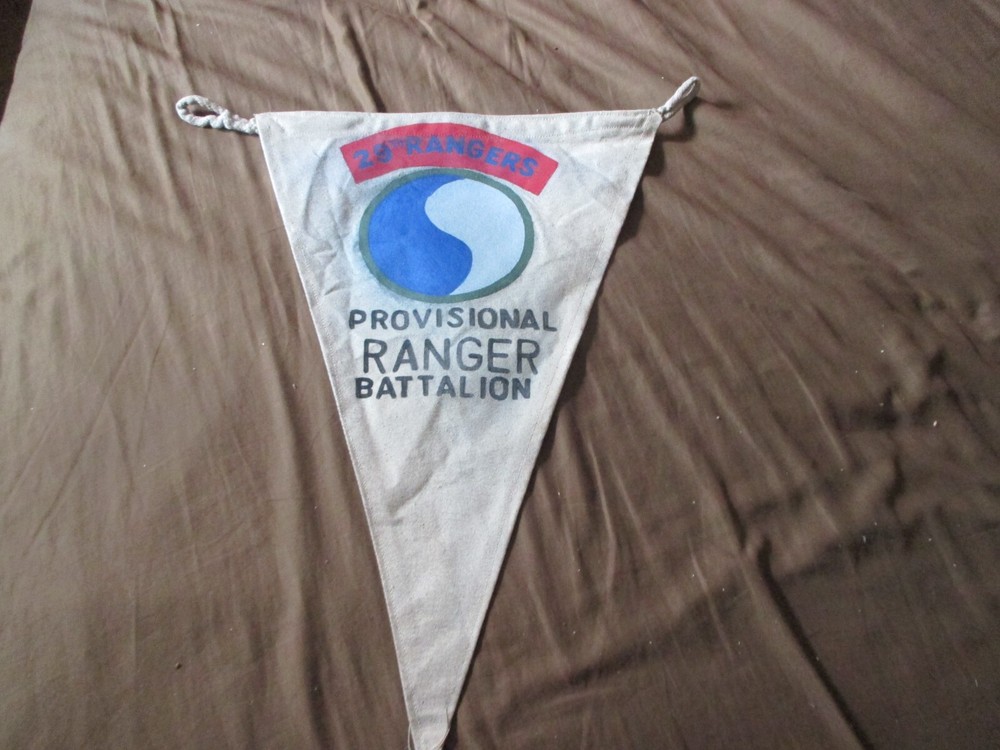 WWII USA 29 TH RANGER BATTALION 29 TH  INFANTRY DIVISION D-DAY  (PENNET FLAG