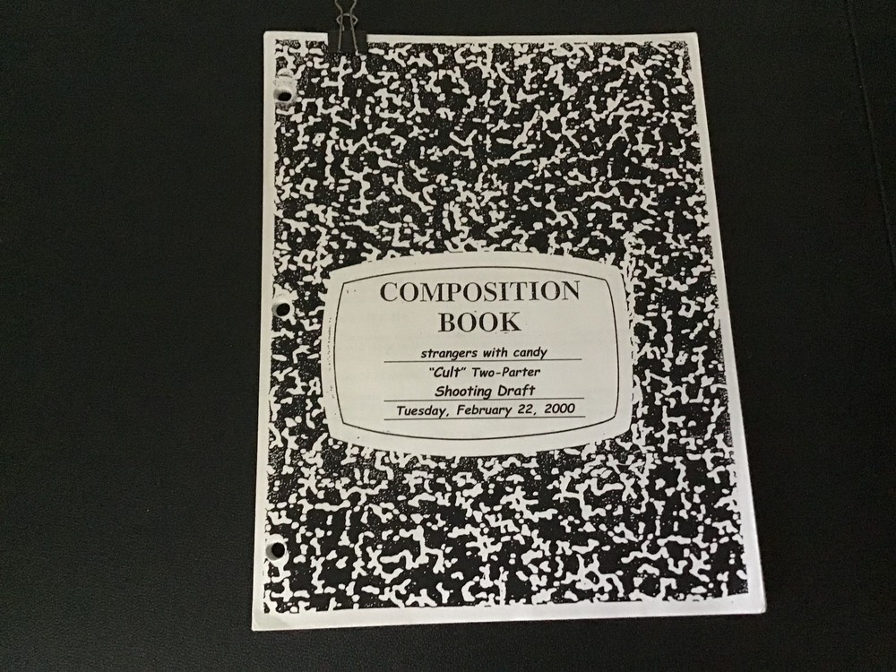 Strangers With Candy Two Parter Cult Shooting Draft Script- Comedy Central 2000
