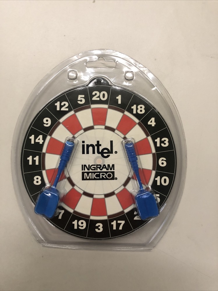 INTEL INGRAM MICRO MAGNETIC DARTBOARD 6" - NEW