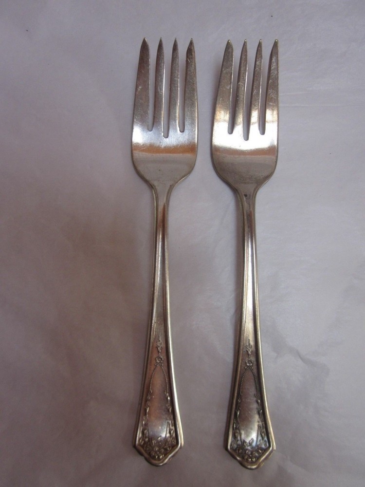 1923 International Silver BRIDE Silverplate  Two Forks