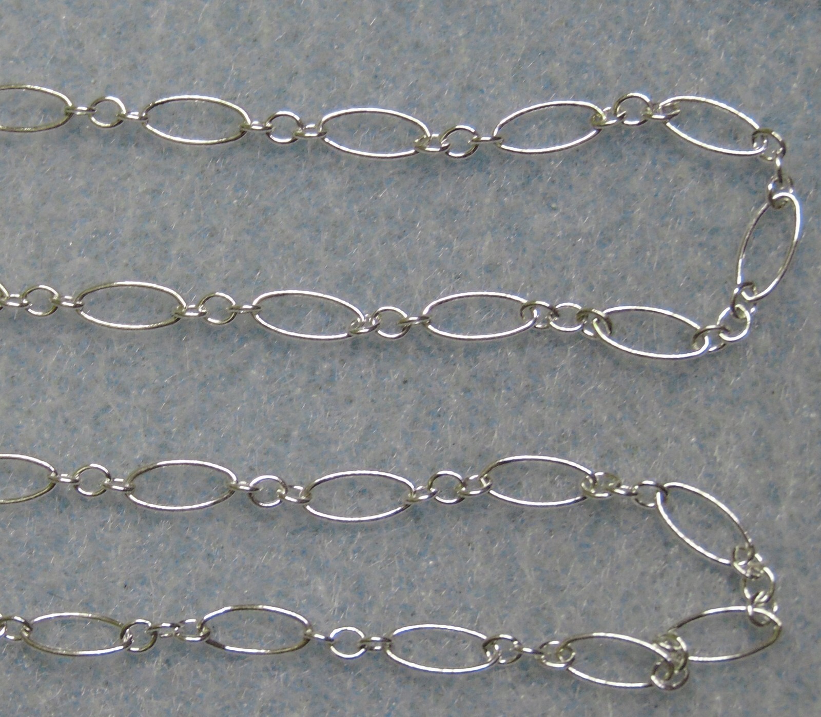 Sterling Silver Long and Short Chain 3.6mm Oval Various Lengths 925 Quality