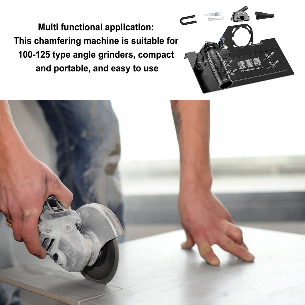 45 Degree Tile Chamfering Tool Tile Cutter Tool Angle Grinder Attachment