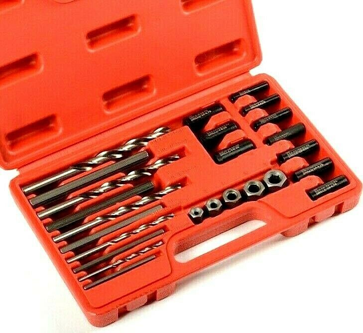 25 pcs Screw Extractor / Drill and Guide Set