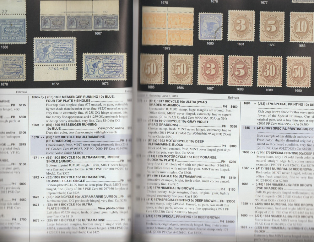 REGENCY SUPERIOR 2015 & 2016 SPACE-AUTOGRAPHS & STAMPS, 2 Catalogs, 4 Auctions.