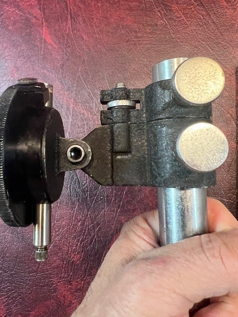 Tumico Dial Indicator: .001", with vertical adjustable mount