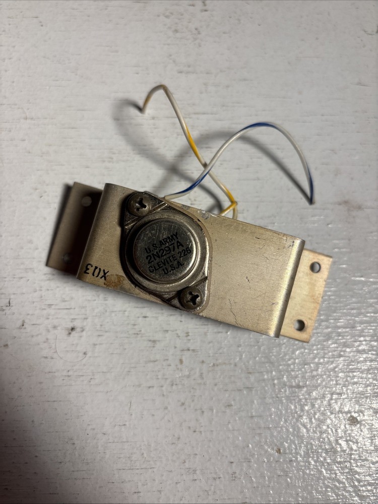 Untested Vintage 1966 US Army transistor