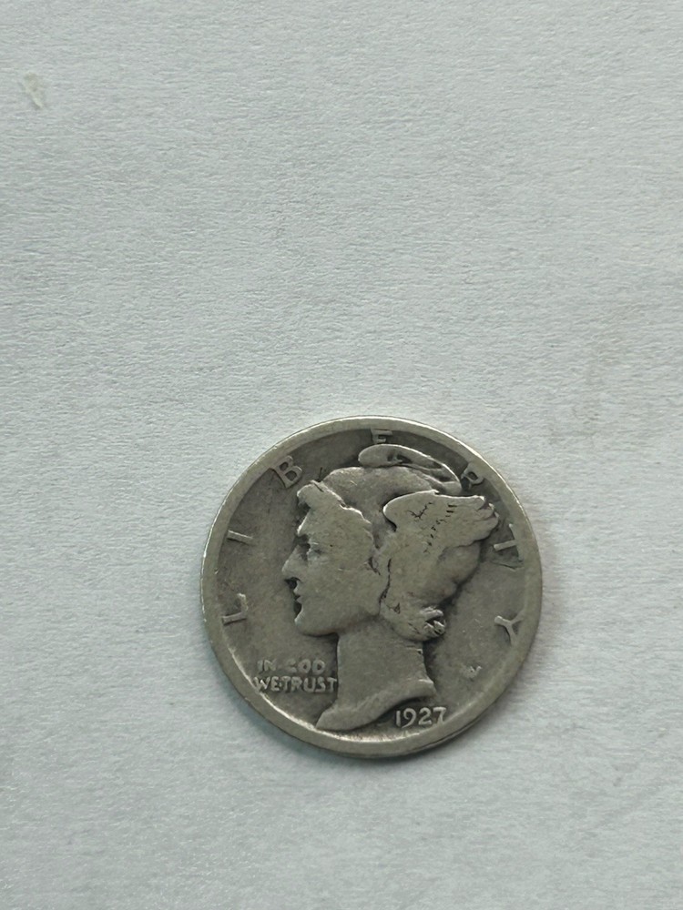 1927 Mercury Dime VG