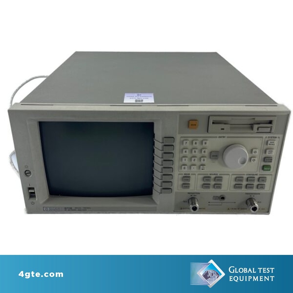 Keysight 8711B Opts 1E1/1EC Network Analyzer, 1300 MHz, 75 Ohm & Step Attenuator